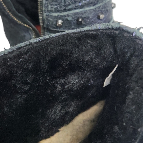 ROSS & SNOW Stefana Distressed Indigo Moto Boot - Picture 11 of 13